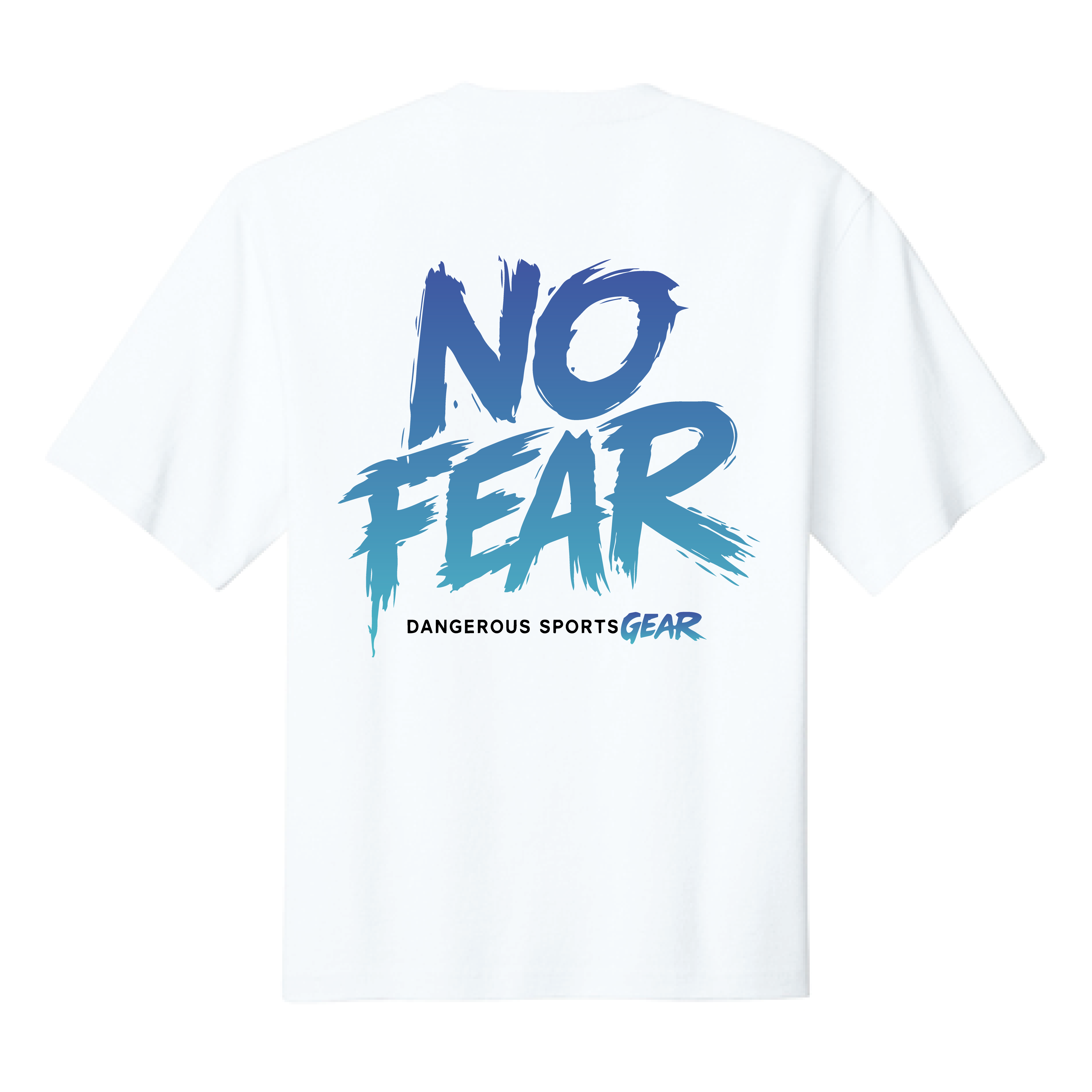 No Fear T-Shirts — Dangerous Blue